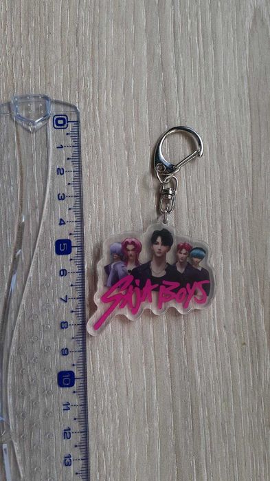Saja Boys porta chaves acrílico kpop demon hunters