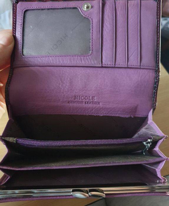 Portfel ze skóry - Nicole