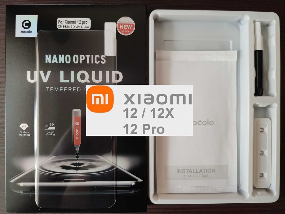 Защитное стекло Mocolo 3D UV УФ Xiaomi 12 X 13 Pro