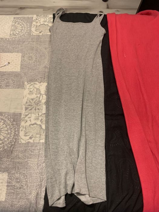 Vestido cinzento bershka