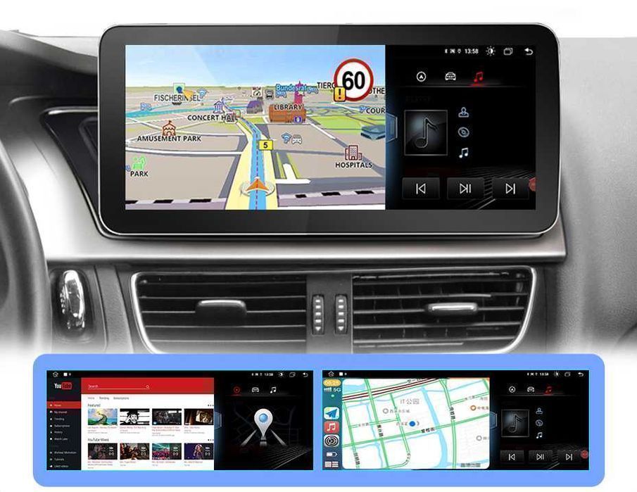 Audi A4 B8 / A5 – Radio Android 15 10,25” CarPlay Android Auto 2GB/32GB GPS Nawigacja Stacja Multimedialna WiFi Bluetooth DSP 4G LTE PL