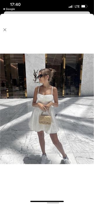 Сукня прошва ZARA/ сарафан корсет