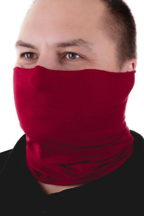 komin, chusta z gładkiej tkaniny rovicky