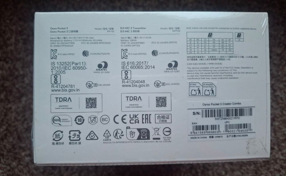 Dji osmo pocket 3 creator combo екшн-камера