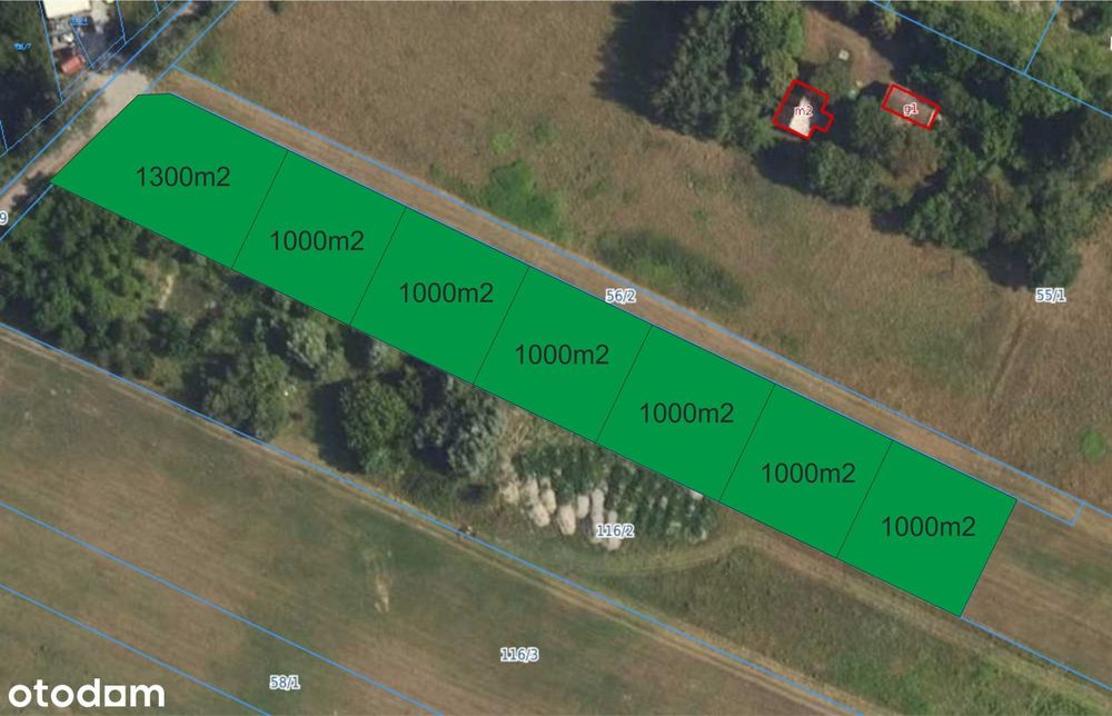 Działka budowlana 1000m² - Łąki k. Radzymina, Zalewu Zegrzyńskiego