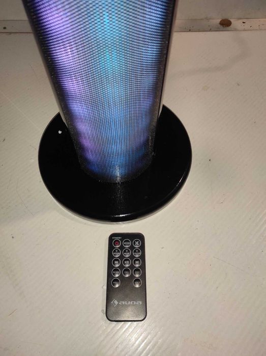 Колонка Auna Light Up Tower 40 W BТ LED USB FM черная