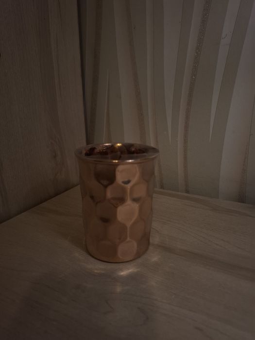 Prem-Copper Kubek MIEDZIANY na wodę 250ml AJURWEDA Madhu