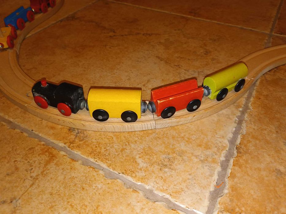 Brinquedo linha de comboio