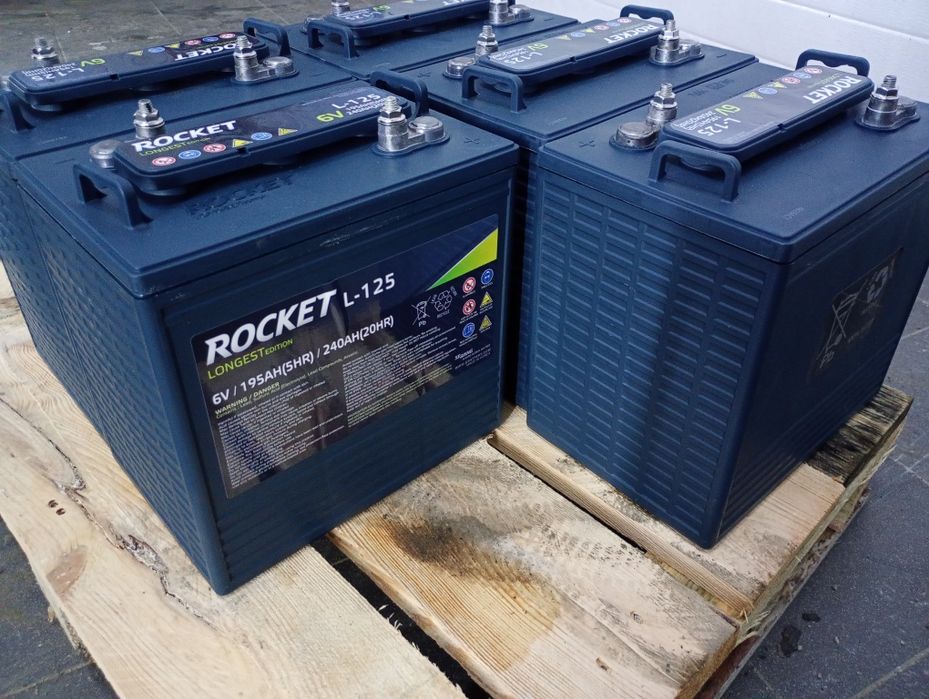 Akumulatory Rocket l105 komplet 6x6v 36v melex nowe
