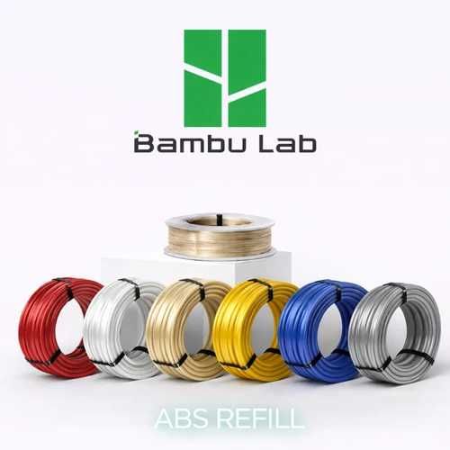 Filamentos Bambu Lab Originais – PLA, PETG, ABS, TPU, etc
