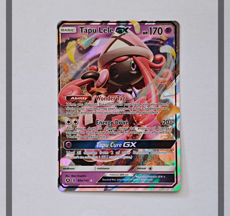 Tapu Lele Gx 60a/145 GRI Pokemon ENG-NM
