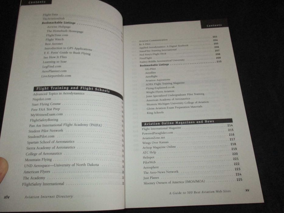 Livro Aviation Internet Directory Guide John A. Merry