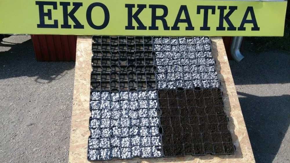 Kratka parkingowa, ekokratka, kostka, plac, parking