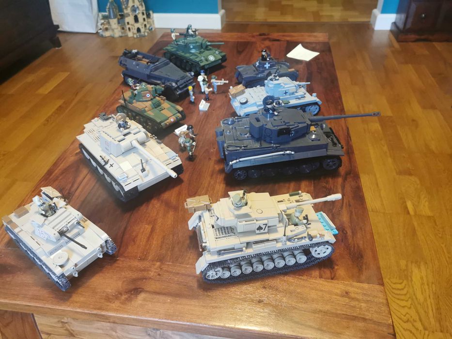 Klocki Cobi zestaw czołg tygrys pantera