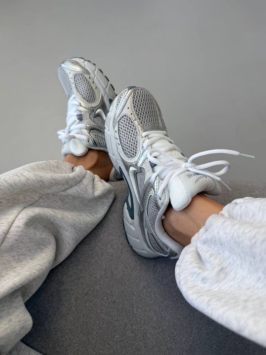 Кросівки Кроссовки NIKE ZOOM V5 RNR Silver White Серебрянный Белый Срібний Білий Кросовки демісезон