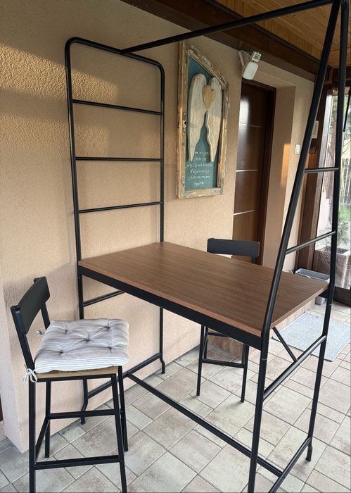 stół barowy IKEA HÅVERUD plus 2 krzesła barowe