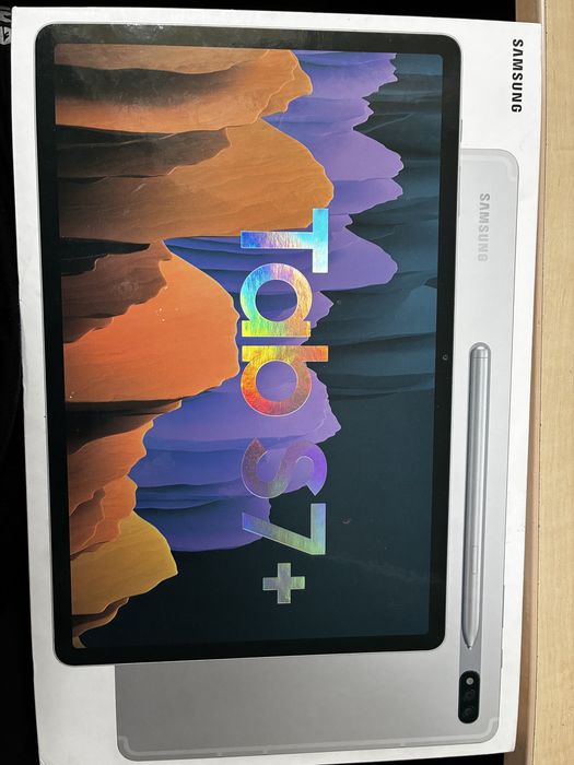 Samsung Galaxy Tab S7+ , Etui z klawiatura , 2 rysiki s-pen