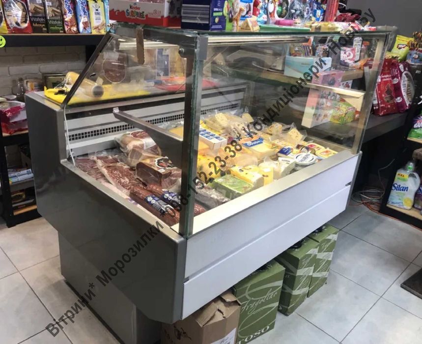 Витрина холодильная до 1м 1.3м 1.5м 2м БУ Нова Cube Nova Куб Юка Juka