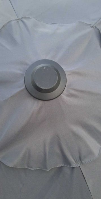 Parasol Ogrodowy szary 240 cm składany