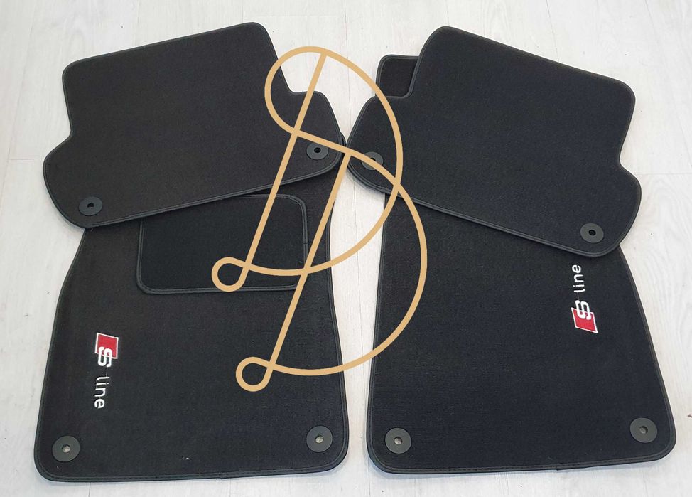 Tapetes auto Alcatifa, Veludo, Borracha e Bagageira com molde original