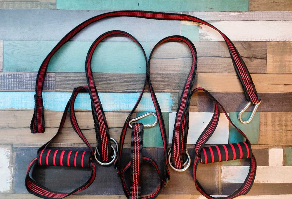 Спортивні петлі трх для фітнесу петли trx тренировка всего тела дешево