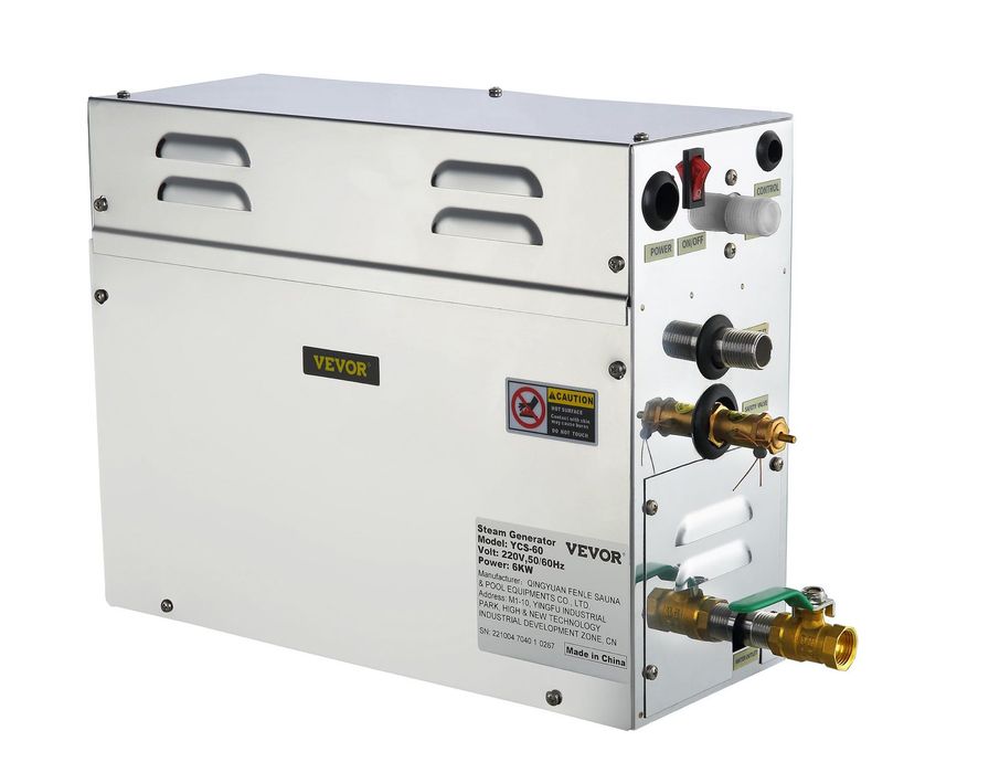 GENERATOR PARY 6KW Prysznic Sauna Łazienka Domowe Spa