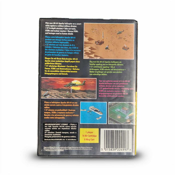 Desert Strike: Return to the Gulf Sega Mega Drive