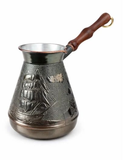 Турка медная обьем 500 мл. Турка мідна Славянск.