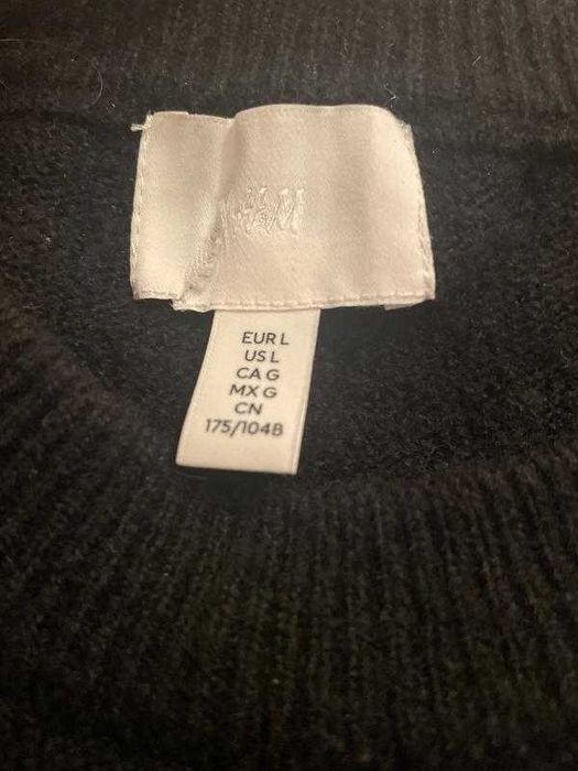 свитер H&M черный