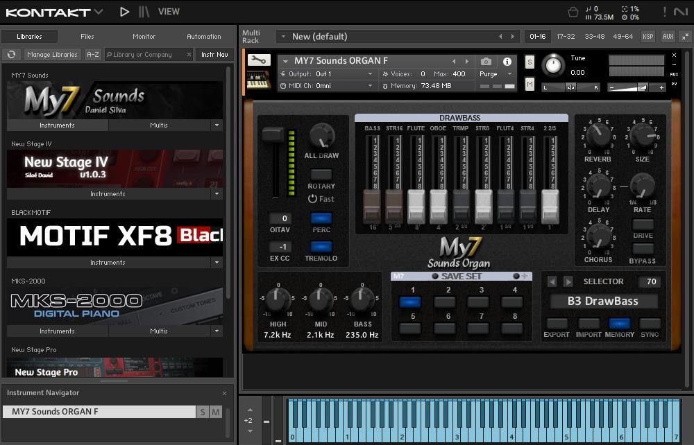 Biblioteca Kontakt My7 Sounds