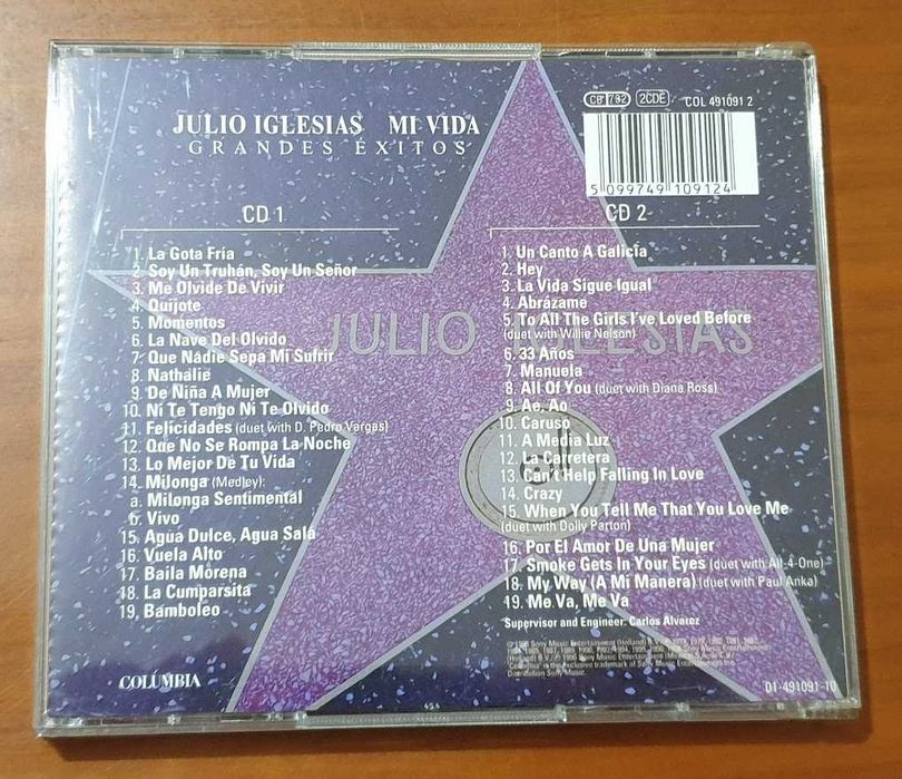 Julio Iglesias - Mi Vida - CD em bom estado