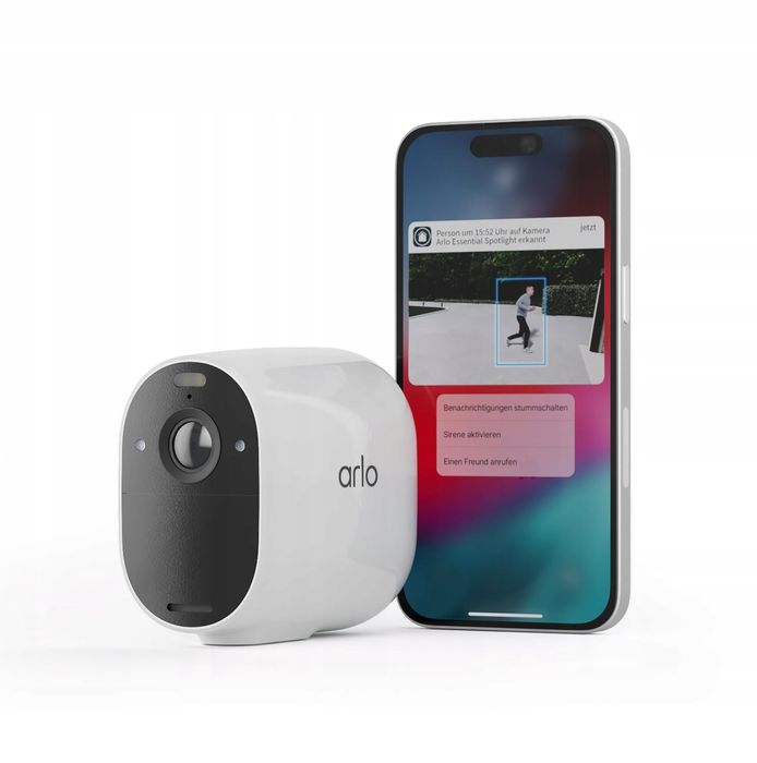 Bezprzewodowa Kamera Arlo Essential 1080p z Audio USZKODZONA