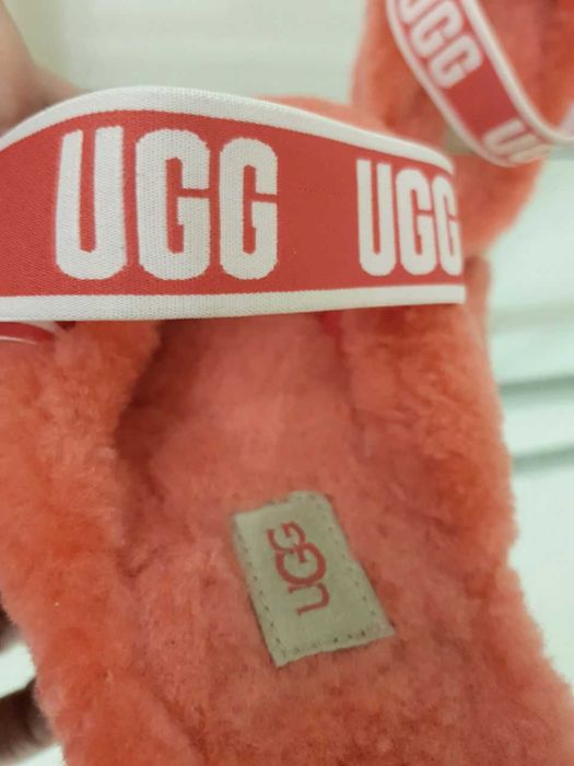 Модные женские сандалии из натуральног меха "UGG" оригинал.
