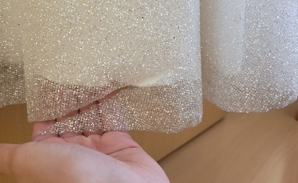 Suknia, sukienka ślubna błyszcząca