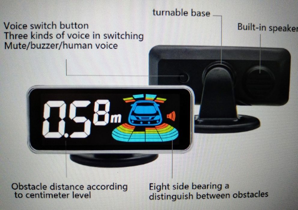 Kit de Sensores Estacionamento Novo