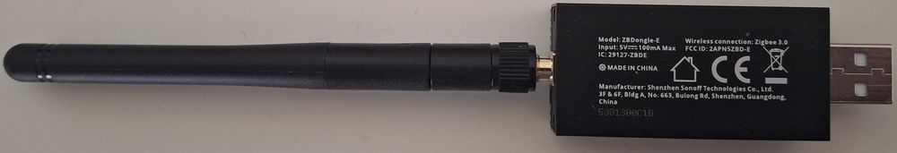 Adaptador USB SonOff ZBDongle-E Zigbee 3.0