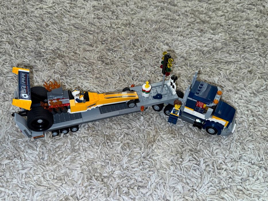 Lego City Вантажівка для перевезення драгстера 60151 Лего Сіті