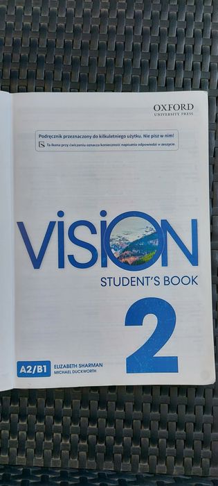 Angielski Oxford Vision 2 podrecznik dla LO I Technikum
