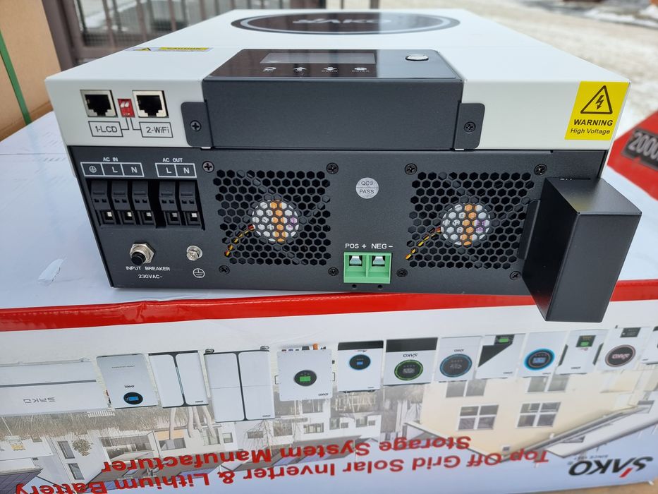 НАЛИЧИЕ!  6.2кВт/48В/BMS/WIFI Инвертор гибридный