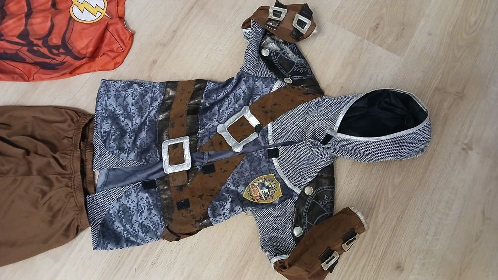 Strój rycerza 110/128 cm i inne stroje cena całość