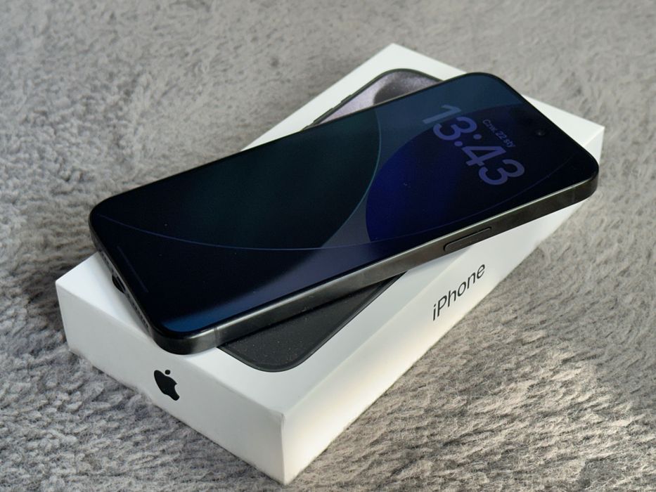 iPhone 15 Pro Black Titanium 128GB/ Bez Blokad
