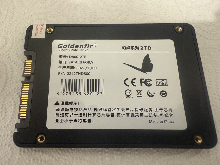 Dysk ssd 2,5” Goldenfir 2TB