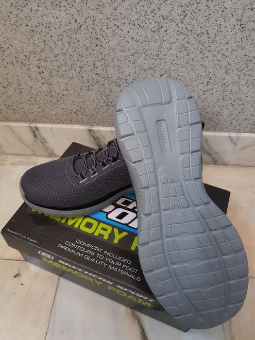 Ténis Homem SCKECHERS Cinzento T45