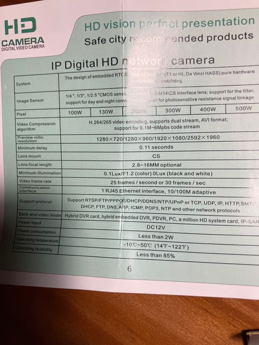 Camara RC e transmissor 5.8GHz