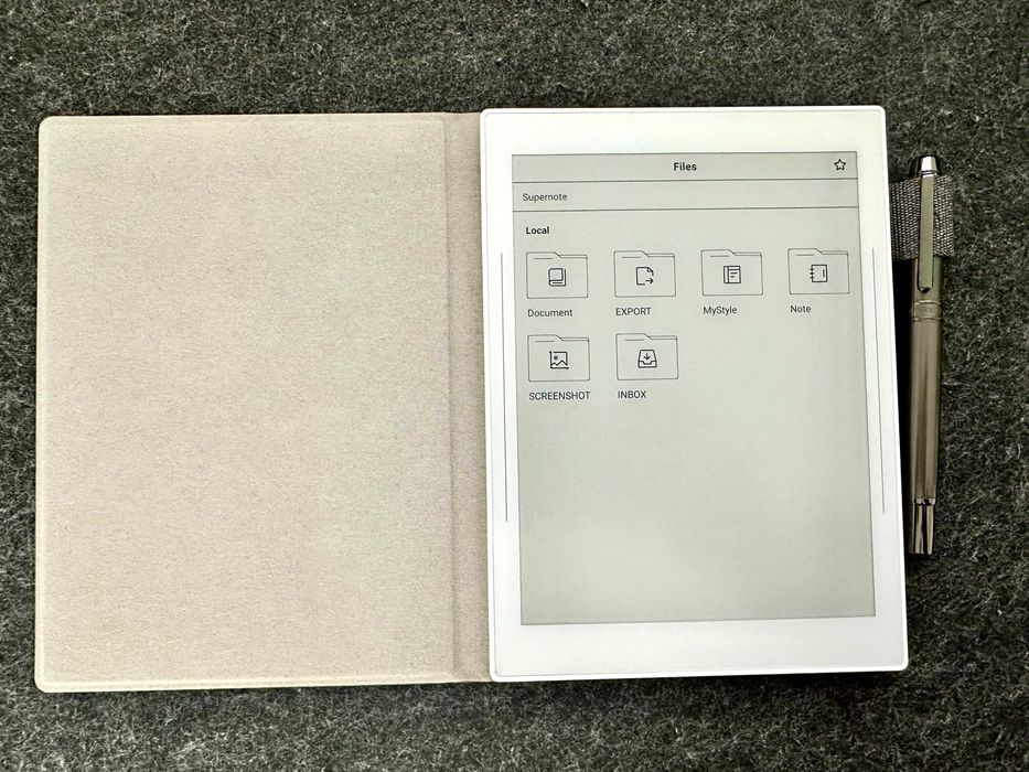 Supernote Nomad + Caneta + Capa – Excelente Estado