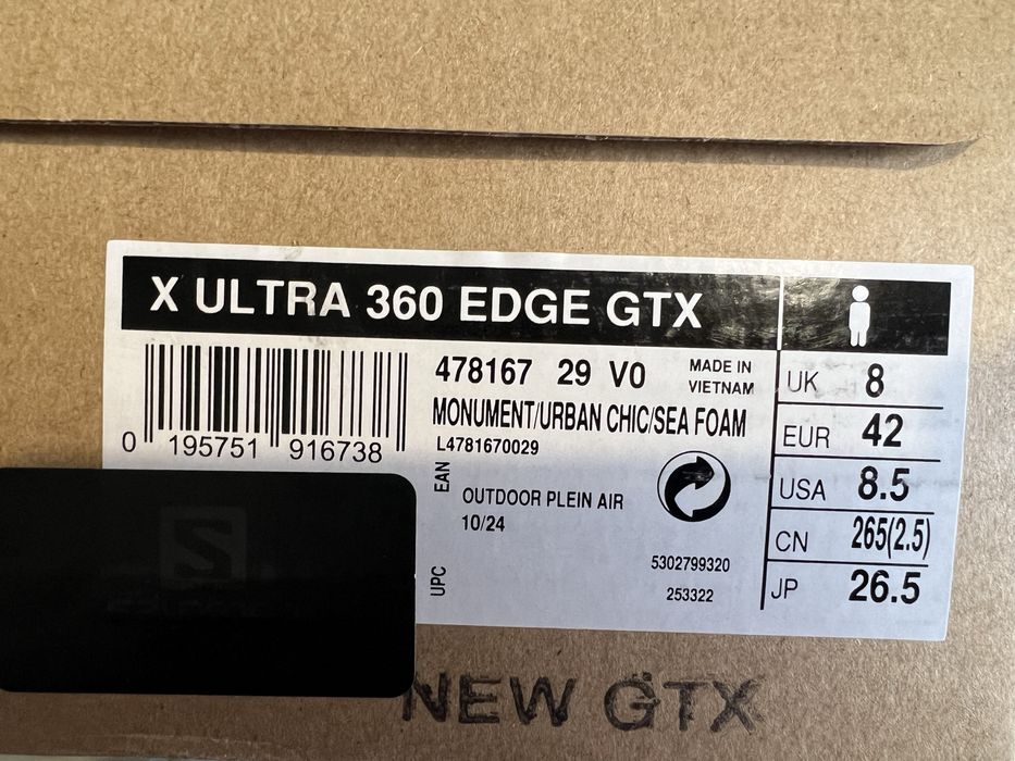 Чоловічі кросівки Solomon X Ultro 360 Edge GTX 42;46 р.
