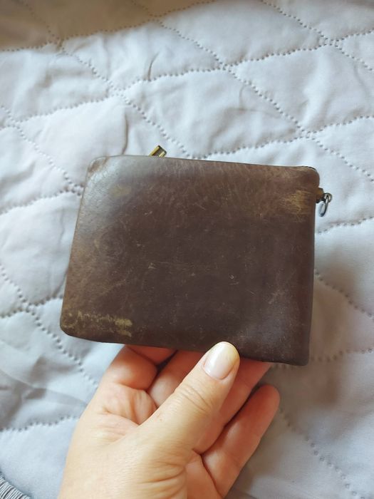 Carteira em pele Homem