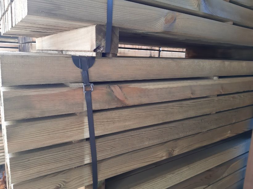 Krawędziak konstrukcyjny, kantówka, słupek, belka 70 x 70 x 3000 mm