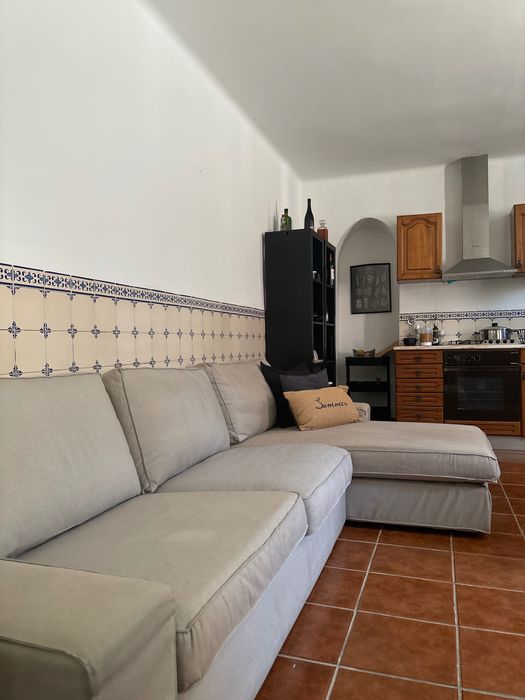Sofá cinza claro KIVIK Ikea 4 lugares
