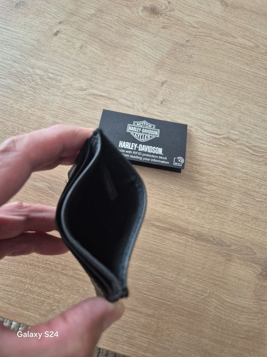 Harley Davidson oryginalny skorzany portfel na katy